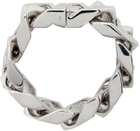 Givenchy SIlver Medium G Chain Bracelet
