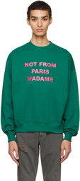 Drôle De Monsieur Green 'Le Sweat Slogan' Sweatshirt