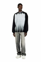 Diesel Cotton sweatshirt with graphic print - Sweaters - Man -