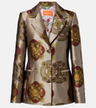 La DoubleJ 24/7 printed blazer