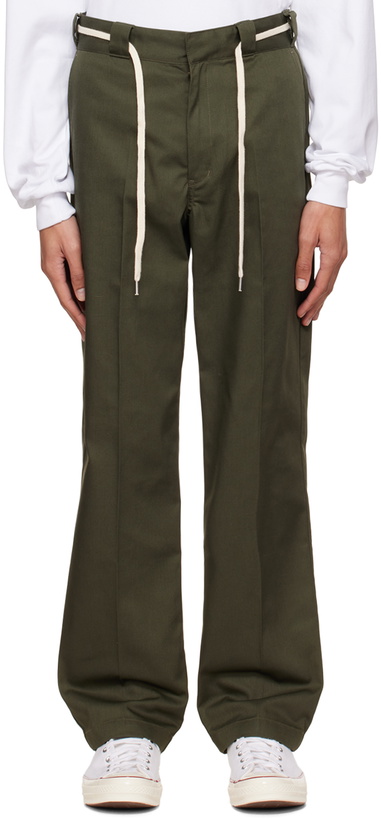 Photo: Drôle De Monsieur Khaki 'Le Pantalon Twill' Trousers