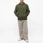 Jacquemus Men's Logo Popover Hoody in Khaki