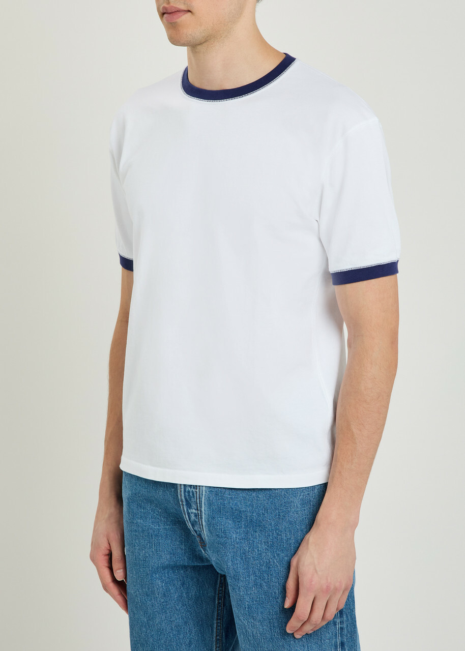 Drake's Cotton T-shirt White
