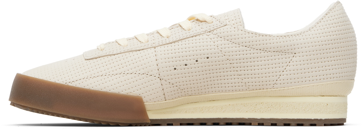 Lacoste Off-White Aura Leather Sneakers