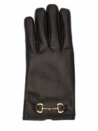 GUCCI - Madly Leather Gloves W/ Horsebit