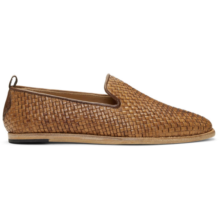 Photo: H by Hudson Brown Woven Ipanema Loafers