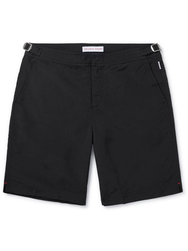 Photo: ORLEBAR BROWN - Dane III Long-Length Swim Shorts - Black - 30