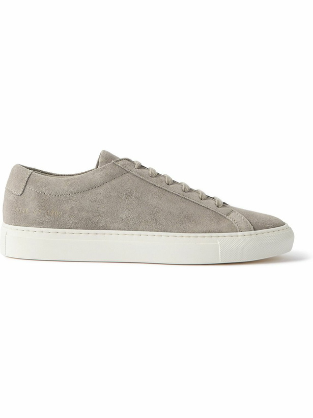 Photo: Common Projects - Achilles Suede Sneakers - Brown