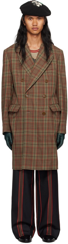 Photo: Vivienne Westwood Khaki & Red Check Coat