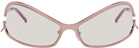 A BETTER FEELING SSENSE Exclusive Pink Numa Sunglasses