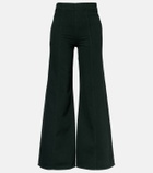 Ulla Johnson Bianca high-rise cotton wide-leg pants