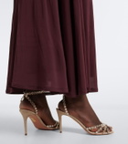 Aquazzura Tequila embellished suede sandals