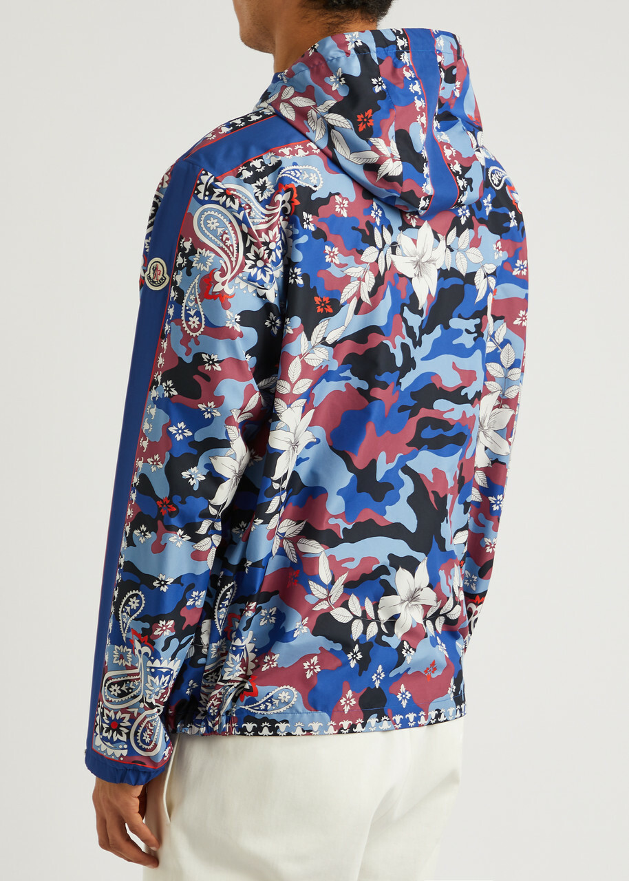 Moncler Hotay Printed Shell Jacket Multicoloured 2, Men's Designer