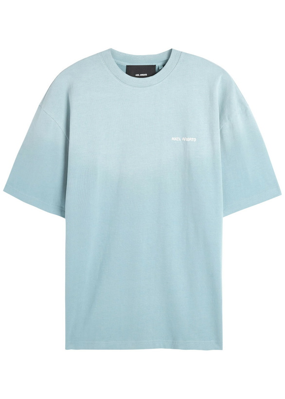 Photo: Axel Arigato Gradient Logo-embroidered Cotton T-shirt Blue