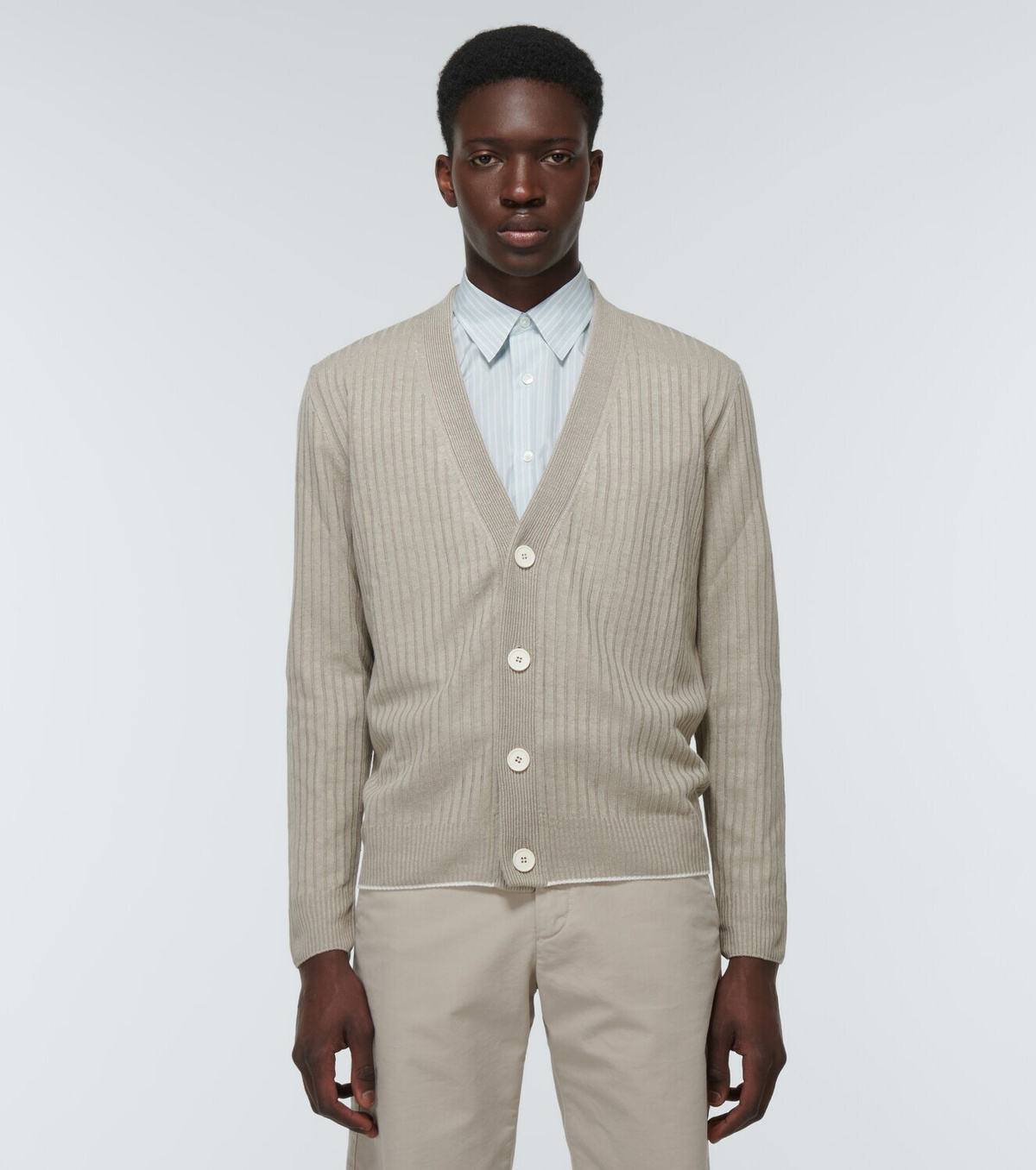 Loro Piana Ribbed-knit cardigan Loro Piana