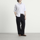 Le Père Men's Pleated Trousers in Navy