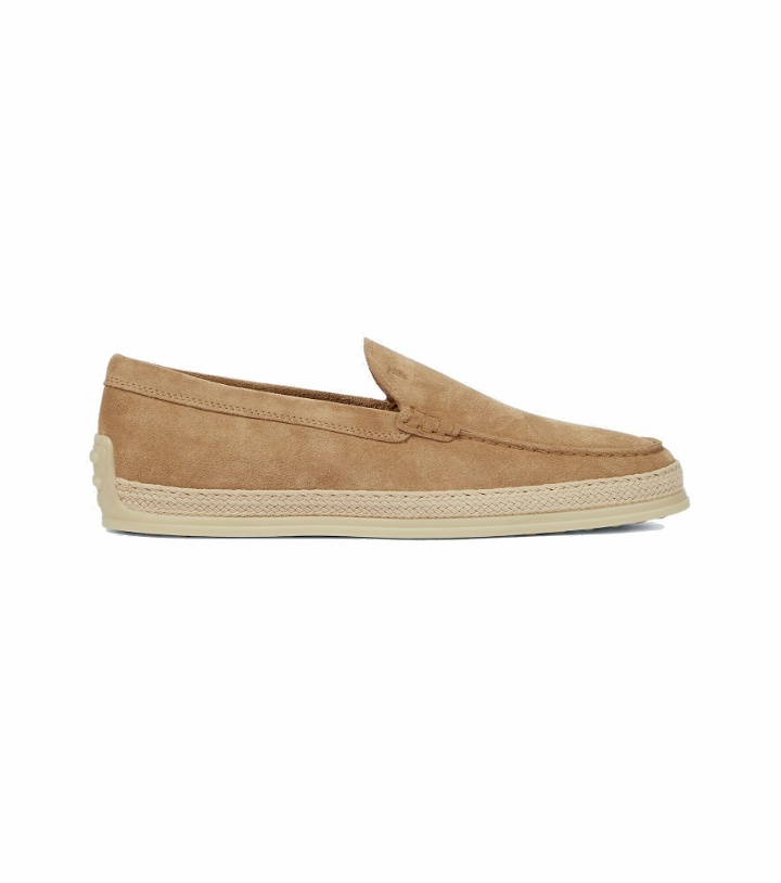 Photo: Tod's - Slip-on suede loafers