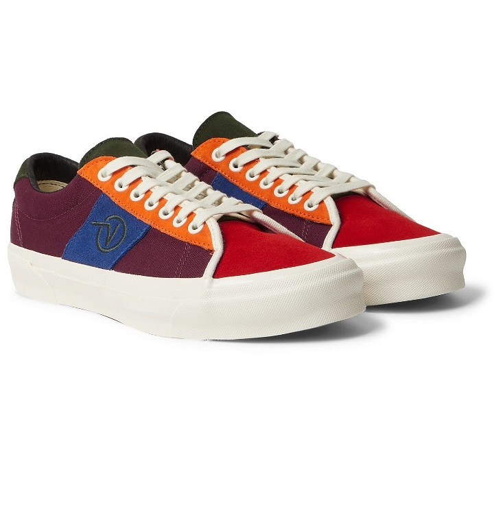 Photo: Vans - Vault UA OG Sid LX Logo-Embroidered Suede and Canvas Sneakers - Multi