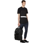 Neil Barrett Navy Rib Cuff Cargo Pants