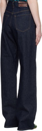 Dries Van Noten Navy Straight Leg Jeans