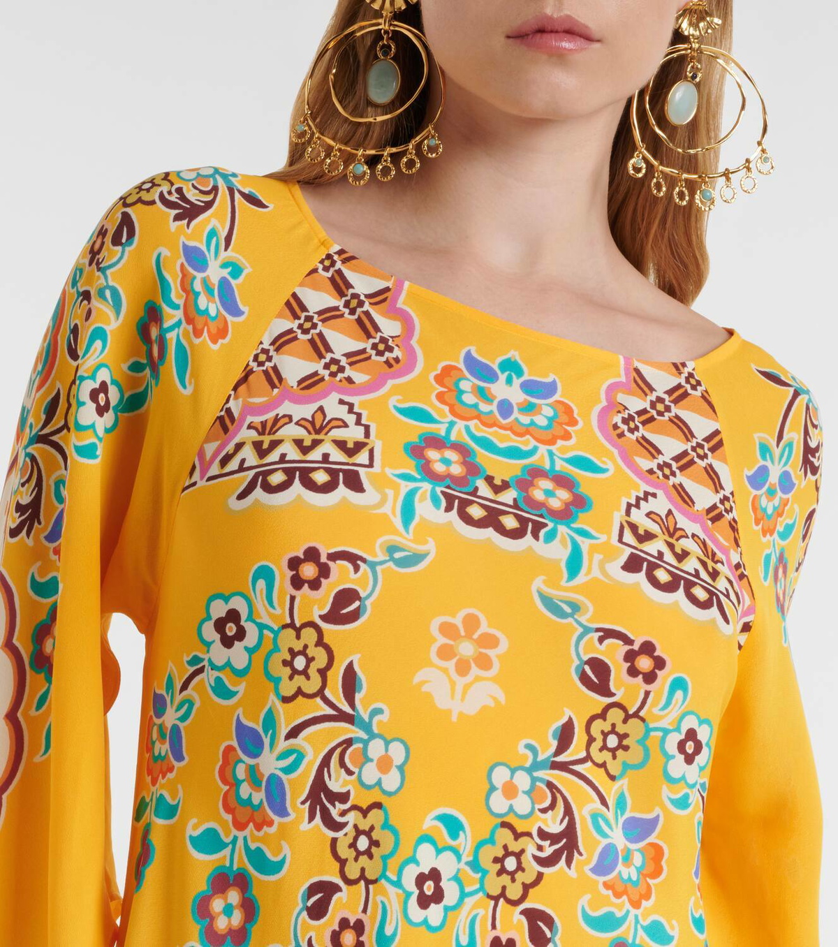 knee length dresses for ladies Etro Paisley Maxi Women Skirt