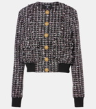 Balmain Tweed bomber jacket