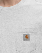 Carhartt Wip S/S Pocket T Shirt Grey - Mens - Shortsleeves