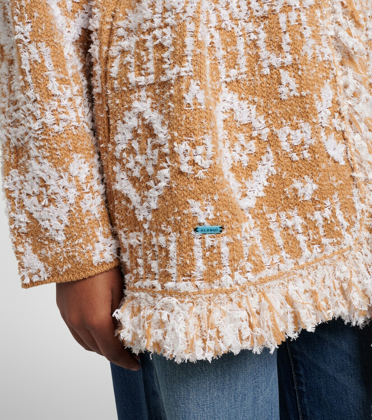 Alanui Send Beat wool-blend cardigan