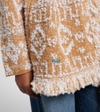 Alanui Send Beat wool-blend cardigan