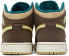 Nike Jordan Kids Brown Air Jordan 1 Mid SE Big Kids Sneakers
