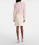 Giambattista Valli High-rise wool-blend tweed miniskirt