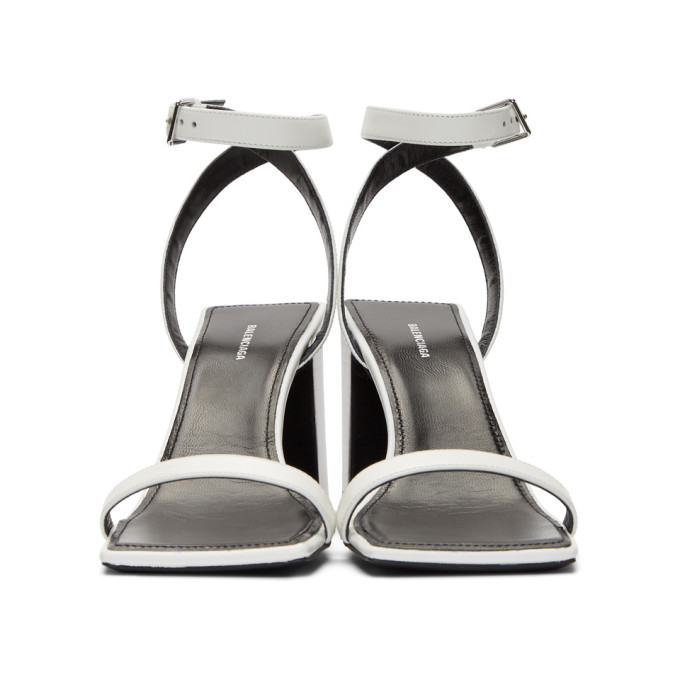 Balenciaga double square online sandals