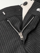 Acne Studios - Wide-Leg Pinstriped Twill Suit Trousers - Gray