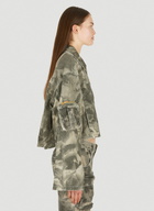 Blumarine Camouflage Cargo Jacket