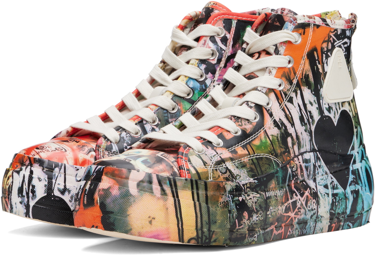 R13 Multicolor Kurt High Top Sneakers
