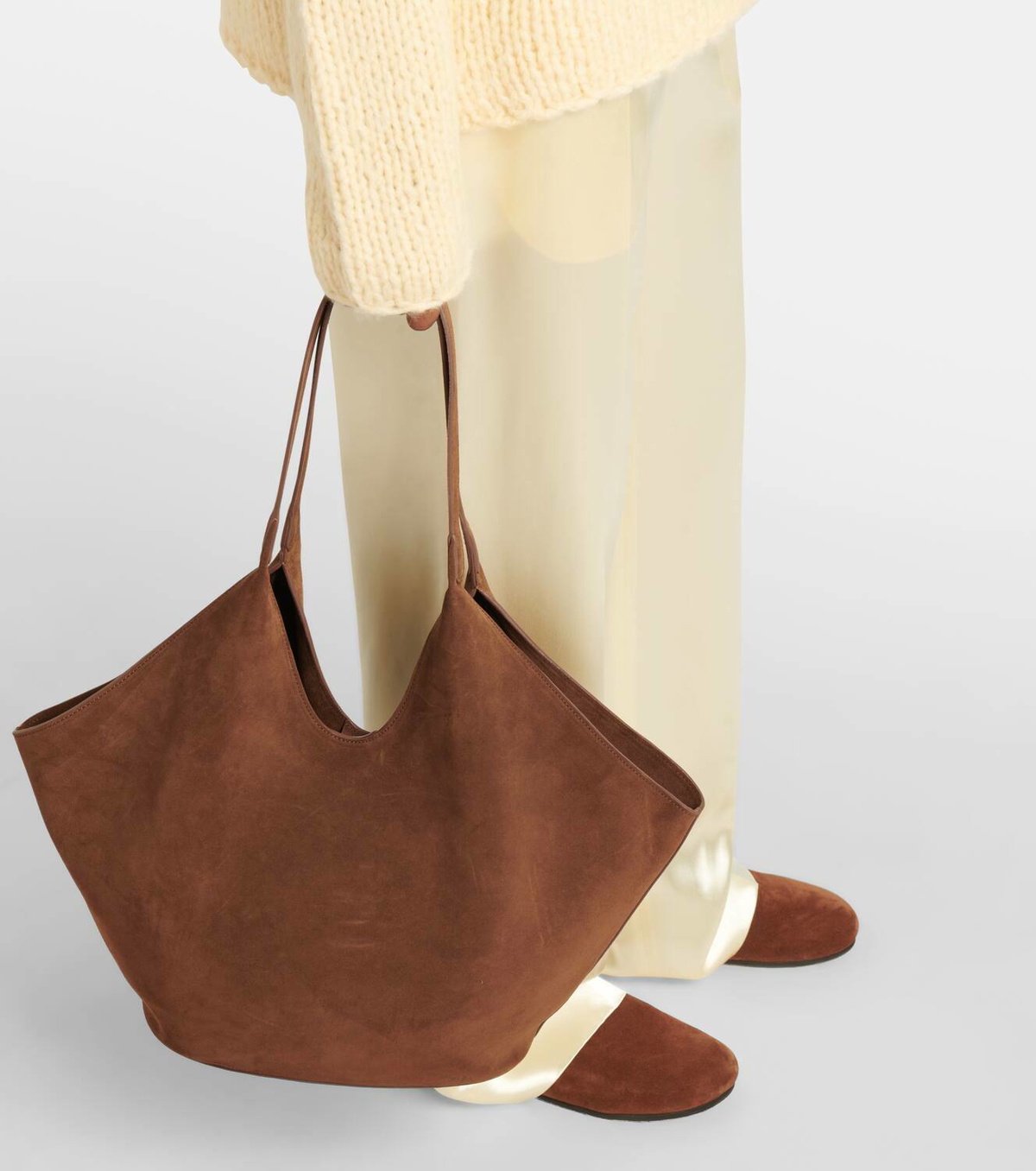 Aesther Ekme Phantom Large suede tote bag Aesther Ekme
