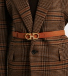 Ferragamo Gancio Mediterraneo leather belt