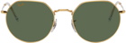Ray-Ban Gold Jack Sunglasses
