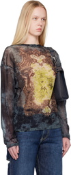 Jean Paul Gaultier Multicolor 'The Oversized Médaillon' T-shirt