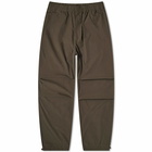 Studio Nicholson Men's Drift Volume Pants in Black Olive