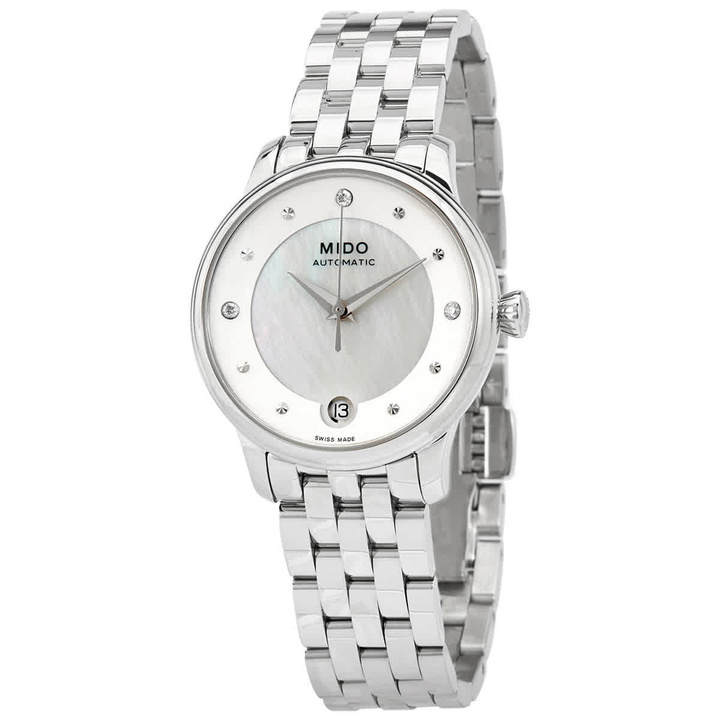 Photo: Mido Baroncelli Automatic Diamond Ladies Watch M0392071110600