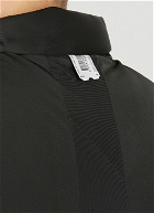 Tie Puffer Sleeveless Jacket in Black