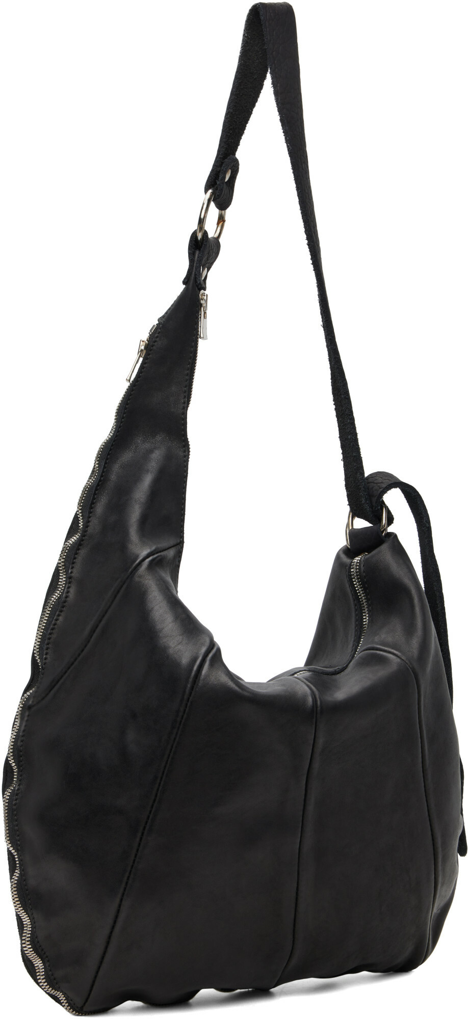 Guidi Black Leather Bag