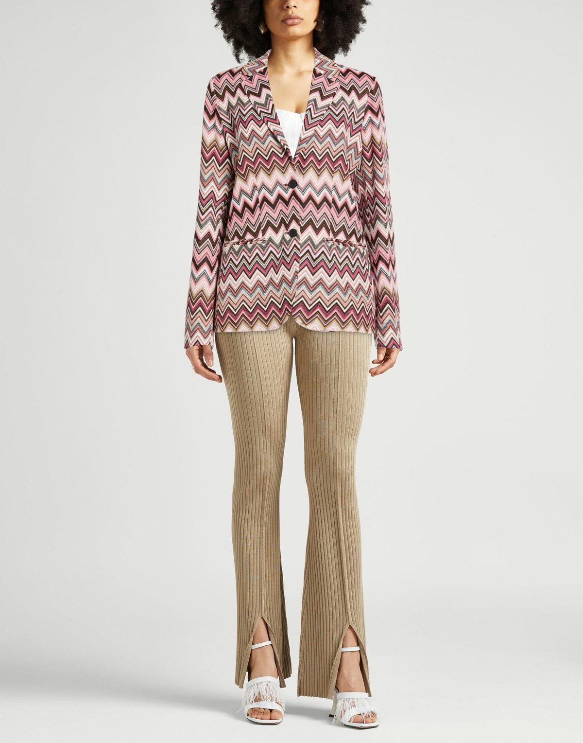 Missoni Womens Blazer in Pink