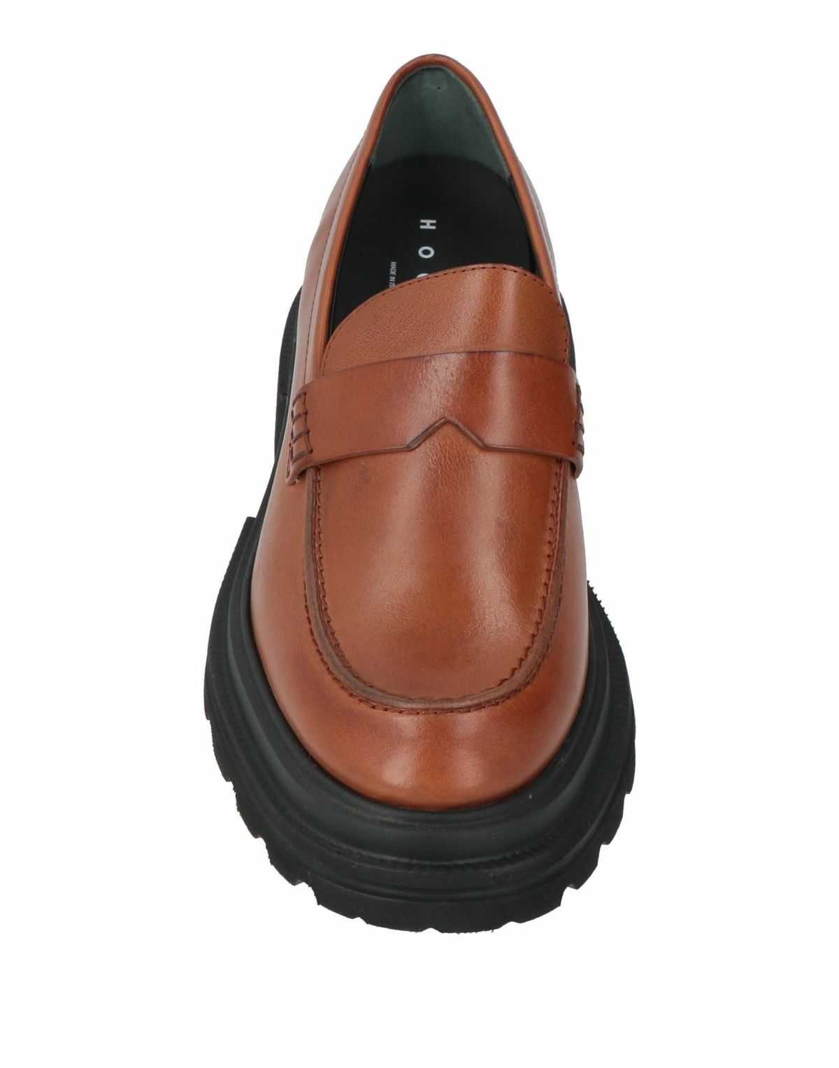 Hogan Womens Loafers Tan