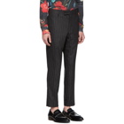 Paul Smith Grey Wool Pinstripes Trousers