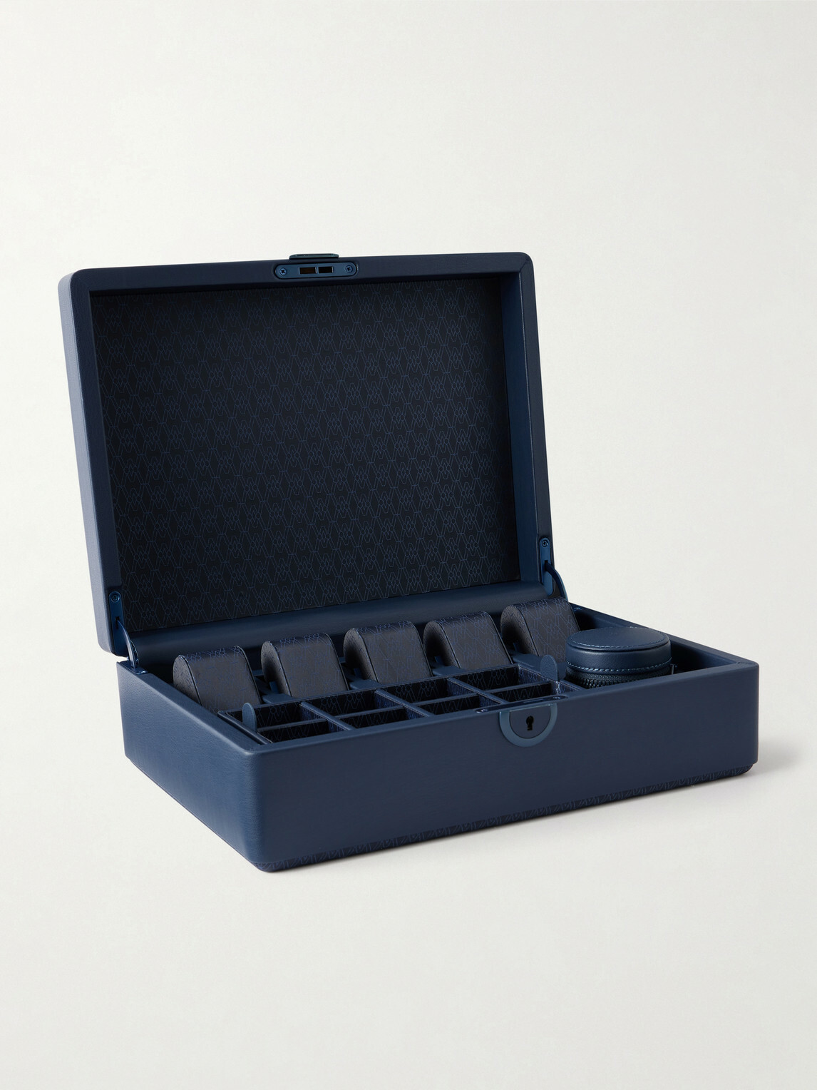 WOLF - Earth 5 Piece Watch Box - Blue