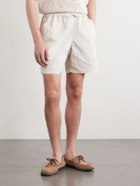 A Kind Of Guise - Volta Straight-Leg Cotton-Blend Ripstop Shorts - Neutrals