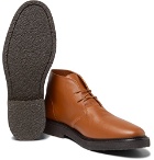 Common Projects - Saffiano Leather Desert Boots - Men - Brown