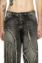 Diesel Straight Jeans - D-Thug Club - Jeans - Unisex - Black